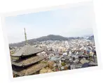 写真:街を見下ろしています