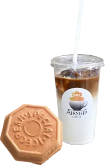 装飾：コーヒーとお菓子